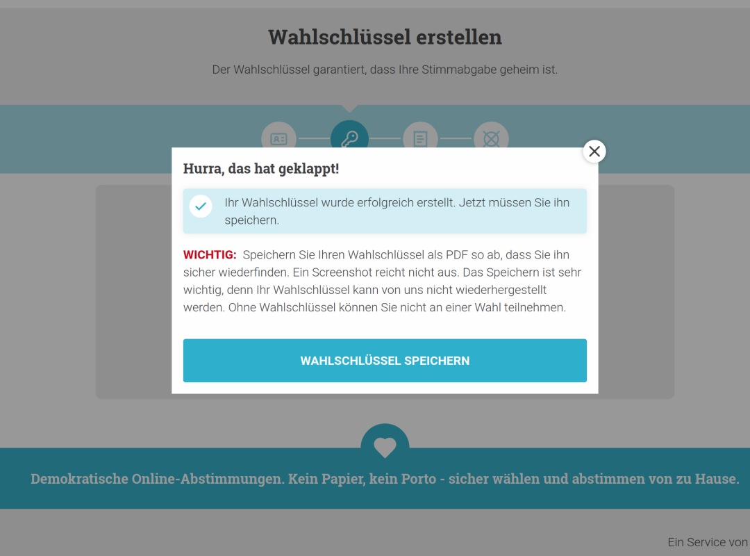 Sicherheits-Schlüssel erstellen 2025