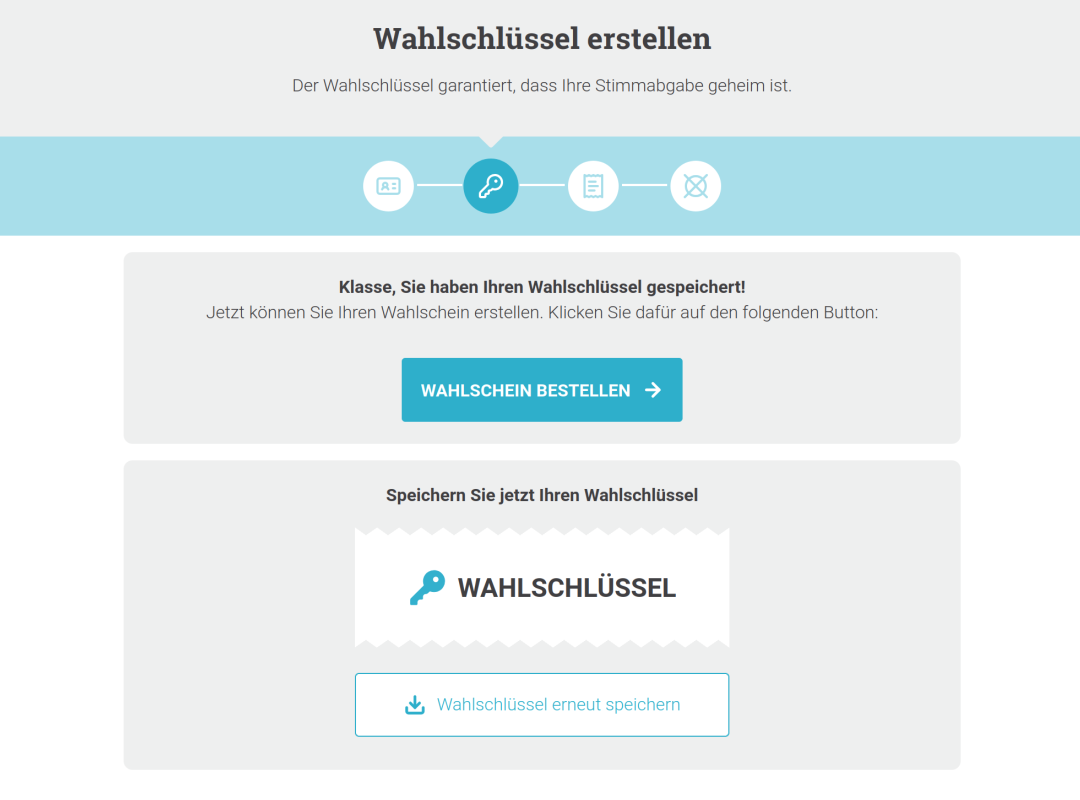 Sicherheits-Schlüssel erstellen 2025