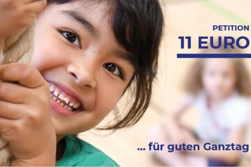 Bild der Petition 11 Euro für guten Ganztag