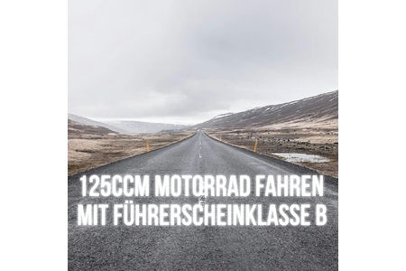 Bild der Petition 125ccm Motorrad mit Führerscheinklasse B führen