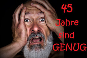 Bild der Petition: 45 Arbeitsjahre sind GENUG! Für eine Trennung von Versicherungsjahren & Pensionsantrittsalter