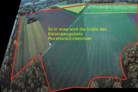 Bild der Petition: Abbauzeiten und Umfang des Kiesabbaus Plockhorst / Eickenrode zur Entlastung der Anwohner und der Na