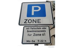 Bilde av begjæringen:Abschaffung der Parkraumbewirtschaftungseinteilung in einzelne Zonen wegen der Umwelt