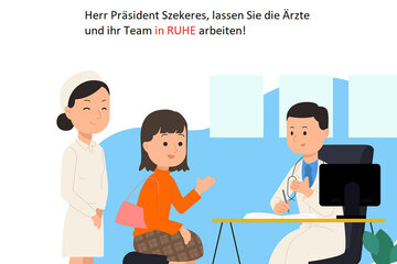 Image de la pétition Ärzte-Kammer Präsident Szekeres soll die Ärzte in Ruhe arbeiten lassen!