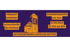 Foto da petição:Afföller retten!