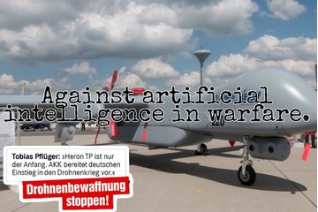 Image of the petition Against computerized manhunt - AI in warfare