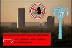Foto e peticionit:AIRE-Turm Bauwahn Verhindern!