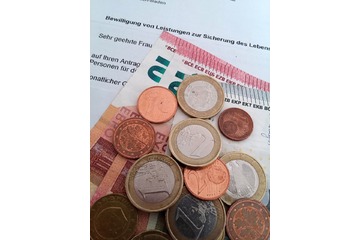 Billede af andragendet AlgII-Anträge: Vorzug in Notlagen