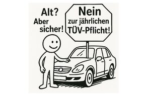Picture of the petition:Alt? Aber sicher! – Nein zur jährlichen TÜV-Pflicht!