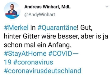 Bild der Petition Andreas Winhart (AFD) soll Landtagssitz abgeben