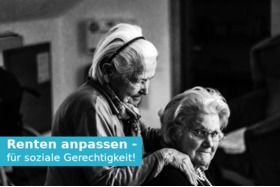 Bild der Petition: Anpassung der Renten unter 800 Euro auf Betrag der Armutsgrenze