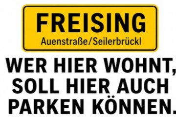 Bild der Petition Anwohnerparken in der Auenstraße in Freising