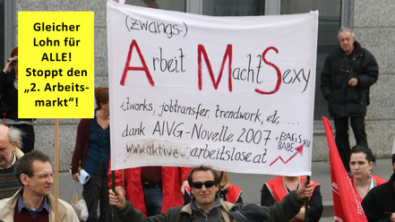 Foto della petizione:ArbeitnehmerInnenrechte sind unteilbar: Gegen die Umgehung regulärer KVs am 2. Arbeitsmarkt