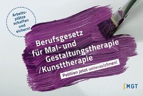 Foto da petição:Arbeitsplätze schaffen und sichern! Berufsgesetz für Mal- und Gestaltungstherapie/Kunsttherapie