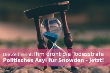 Billede af andragendet Asyl für Edward Snowden in Deutschland