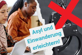 Bild der Petition: Asyl und Einwanderung erleichtern