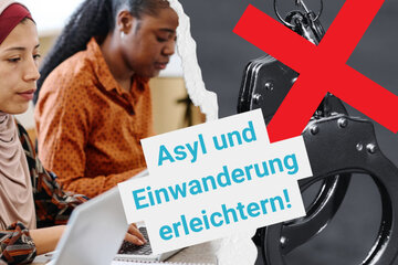 Bild der Petition Asyl und Einwanderung erleichtern