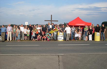 Foto e peticionit:Atom-Schutt-Transporte aus dem AKW Stade zur Deponie Grumbach stoppen