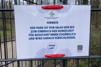 Aufhebung der Schließzeiten im Babelsberger Park