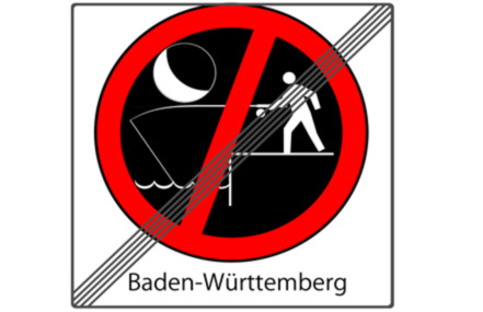 Малюнок петиції:Aufhebung des bestehenden Nachtangelverbots in Baden Württemberg