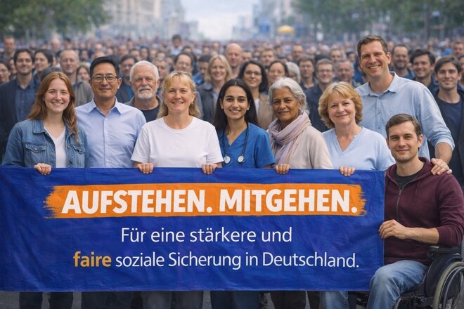 პეტიციის Aufstehen, Mitgehen! სურათი