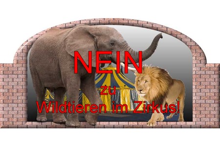 Slika peticije:Auftrittsverbot für Zirkusbetriebe mit Wildtieren auf städt. Flächen und Grünanlagen Zwickau