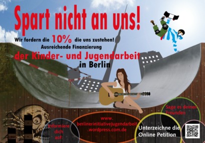 Pilt petitsioonist:Ausreichende Finanzierung der Kinder- und Jugendarbeit in Berlin