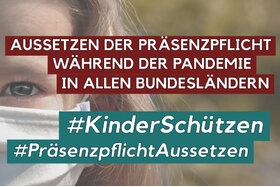 Pilt petitsioonist:Aussetzen der Präsenzpflicht während der Pandemie in allen Bundesländern