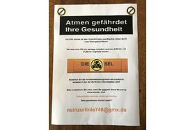 Slika peticije:Aussetzung der neuen Buslinie 740 im Ortsteil Merzbach Barkingstrasse