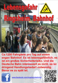Bild der Petition Bahnhof in Ringsheim ist Problem Zone