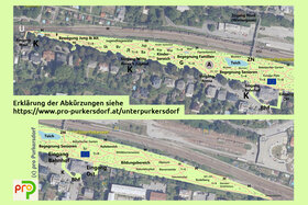Slika peticije:BAHNHOFSAREAL UNTER-PURKERSDORF: Umwidmung in Grünland statt Bauland