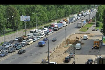 Image of the petition Балашиха. Шёлковское шоссе страшные пробки!