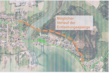 Bild der Petition Für den Bau einer Entlastungsspange mit einem Entlastungstunnel in Seebruck