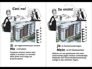 Малюнок петиції:Bauleitplanänderungen nach Belieben zu jeder Zeit?