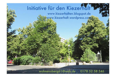 Снимка на петицията:Baum- und Grünflächenerhalt in der Schleiermacherstraße/Blücherstr., 10961 Berlin-Kreuzberg