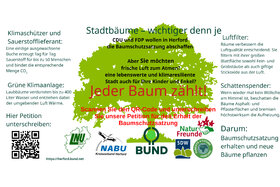Bild der Petition: Baumschutzsatzung in Herford erhalten!