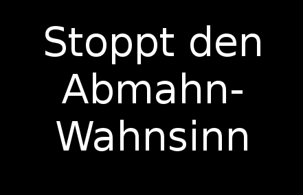 Picture of the petition:Beendung der Abmahnungspolitik diverser Rechtsanwälte