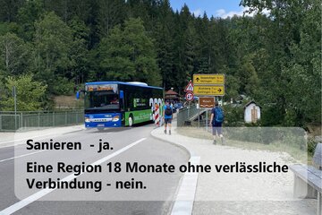 Image of the petition Behelfsbrücke während der Sanierung der Wutachbrücke an der L 171