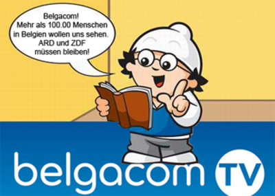 Изображение петиции:Belgacom: ARD und ZDF müssen bleiben! Belgacom: ARD en ZDF moeten blijven