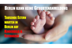 Bild der Petition: BERLIN VERSAGT - Geburtenanmeldung in Berlin-Mitte nicht möglich. 1000 Eltern warten auf Hilfe.