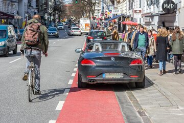 Bild der Petition Bessere Fahrradinfrastruktur für Hamburg! Sofort!