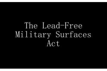 Imagem da petição Bill Proposal: The Lead-Free Military Surfaces Act
