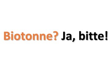 Bild der Petition Biotonne? Ja, bitte!