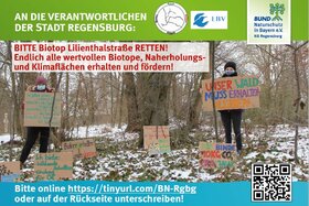 Petīcijas attēls:Biotop Lilienthalstraße retten! ENDLICH wertvolle Biotope,  Naherholungs- und Klimaflächen erhalten