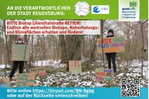 Biotop Lilienthalstraße retten! ENDLICH wertvolle Biotope,  Naherholungs- und Klimaflächen erhalten