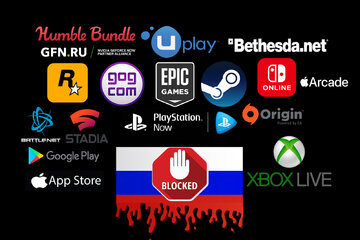 Image of the petition Block all online gaming entertainment services for Russian Federation and Belarus