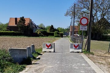 Image of the petition Blocs de béton rue J. Vander Veken
