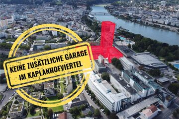 Image of the petition Widerstand gegen die Garage im Kaplanhofviertel
