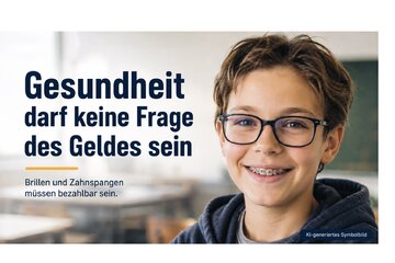 Image of the petition Brillen und Zahnspangen: Vollwertige Kassenversorgung statt hoher Eigenkosten