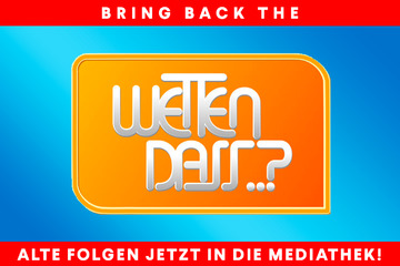 Bild der Petition Bring back the Wetten Dass..? Wiederholt die alten Folgen! #Corona